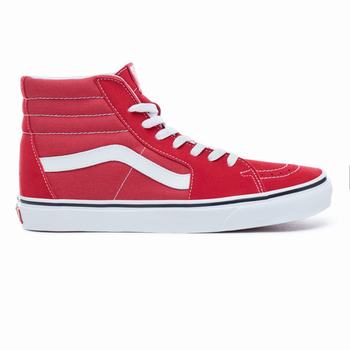 Férfi Vans Sk8-Hi Magasszárú Cipő VA7025896 Piros Fehér